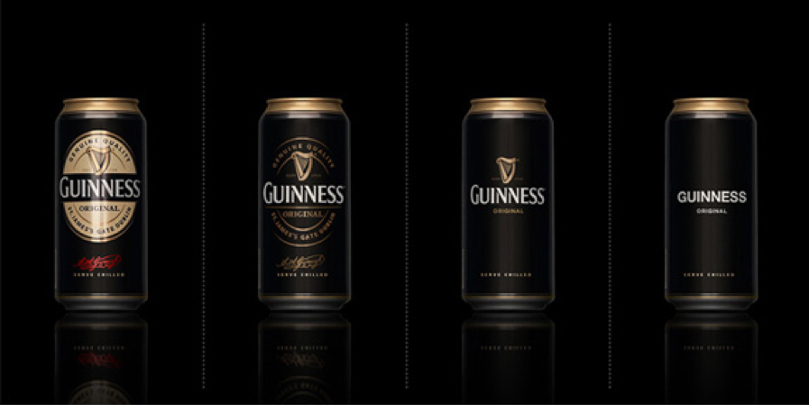 Packaging bières Guinness